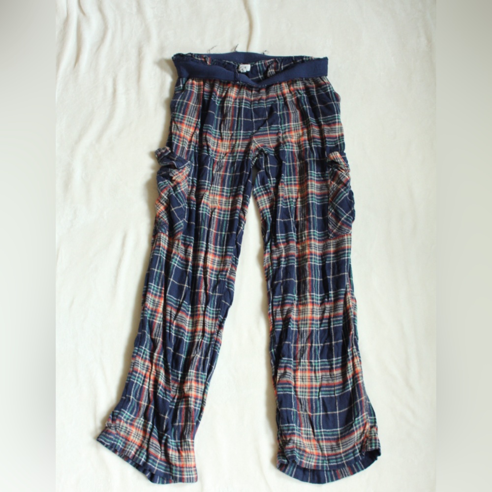 Aerie women’s Pj Pants - Blue and Red